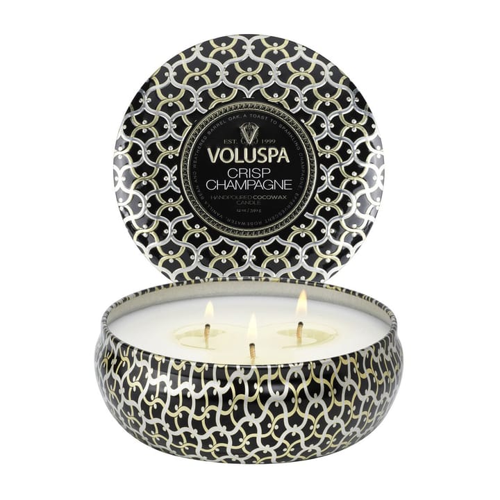 Vela perfumada 3 pavios Maison Noir Tin 40 horas - Crisp Champagne - Voluspa