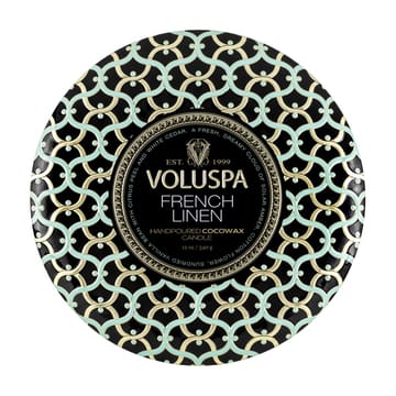 Vela perfumada 3 pavios Maison Noir Tin 40 horas - French Linen - Voluspa