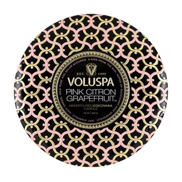 Vela perfumada 3 pavios Maison Noir Tin 40 horas - Pink Citron Grapefruit - Voluspa