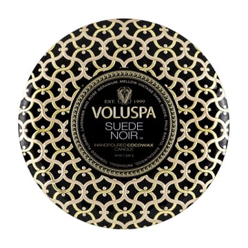 Vela perfumada 3 pavios Maison Noir Tin 40 horas - Suede Noir - Voluspa