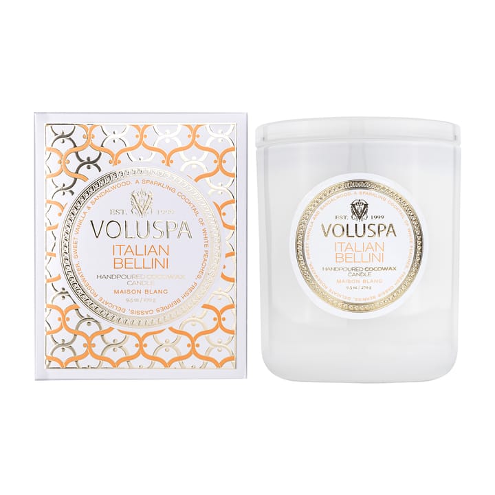 Vela perfumada Classic Maison Blanc 60 horas - Italian Bellini - Voluspa