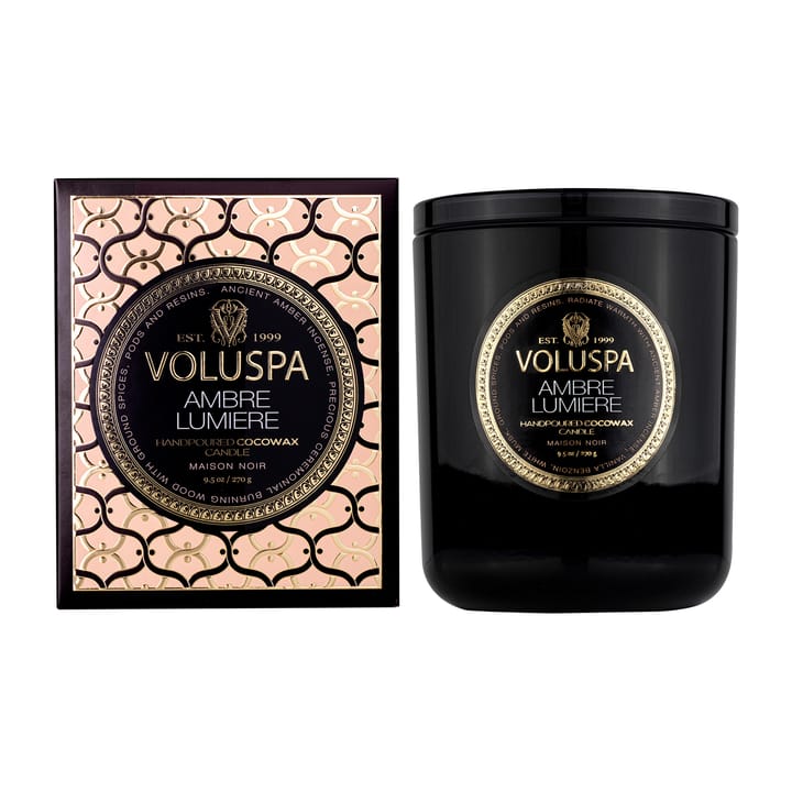 Vela perfumada Classic Maison Noir 60 horas - Ambre Lumiere - Voluspa