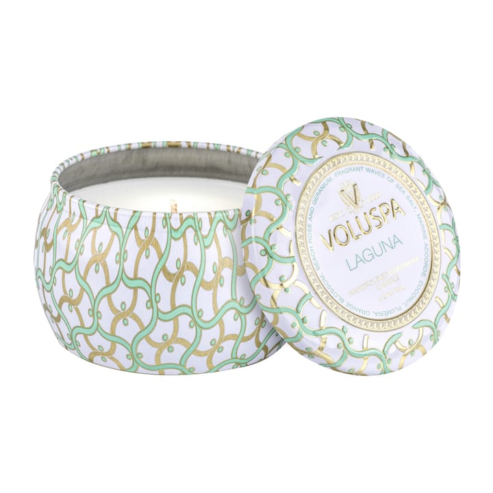 Vela perfumada Maison Blanc Mini Tin 25 horas - Laguna - Voluspa