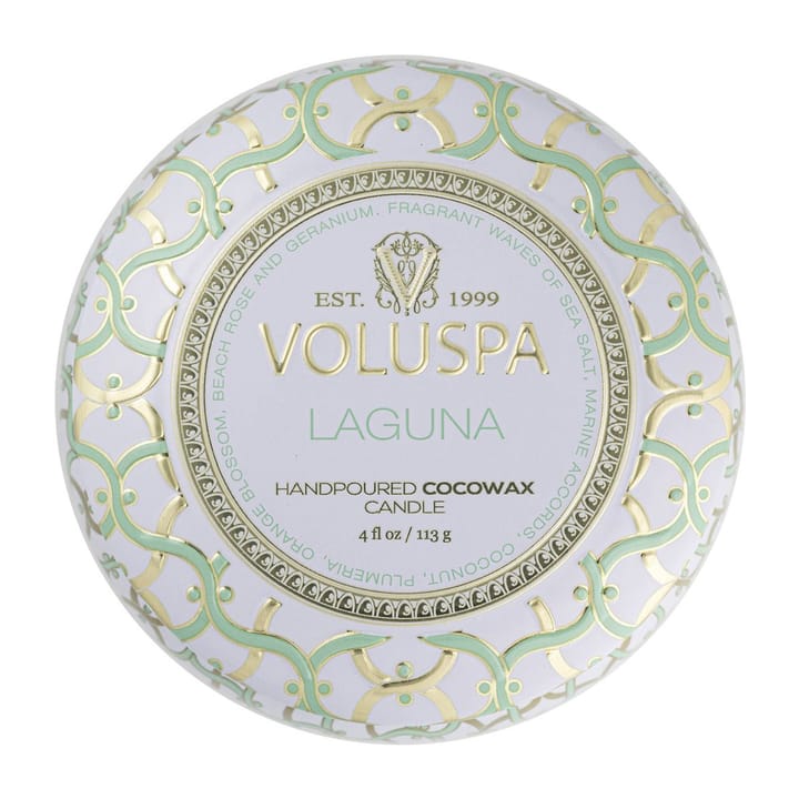 Vela perfumada Maison Blanc Mini Tin 25 horas, Laguna Voluspa