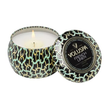 Vela perfumada Maison Noir Mini Tin 25 horas - French Linen - Voluspa