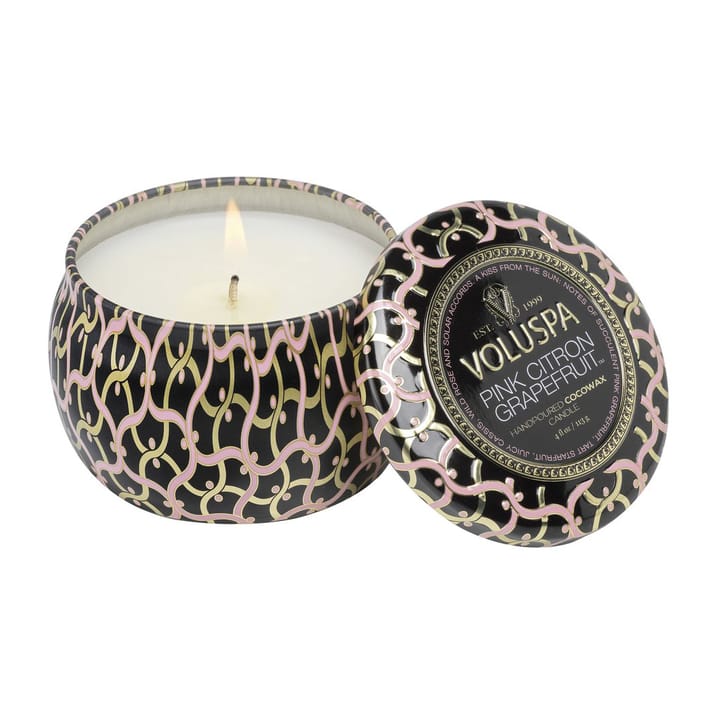 Vela perfumada Maison Noir Mini Tin 25 horas, Pink Citron Grapefruit Voluspa