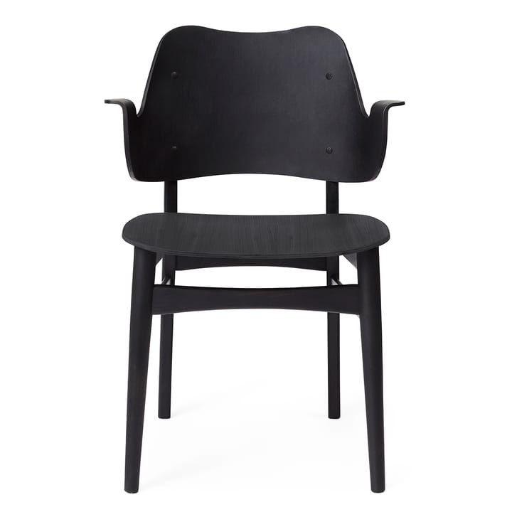 Cadeira Gesture - Madeira de Faia preta lacada  - Warm Nordic