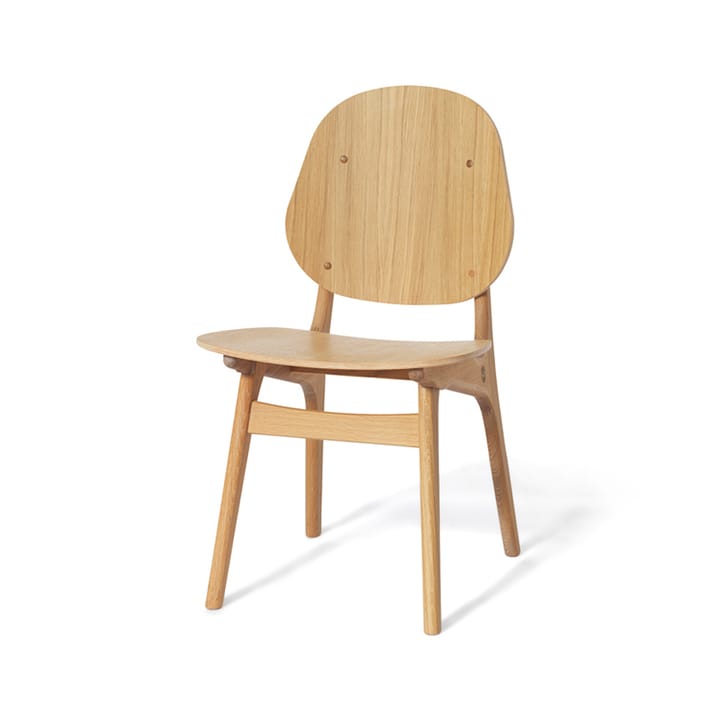 Cadeira Noble  - Branco Verniz carvalho - Warm Nordic