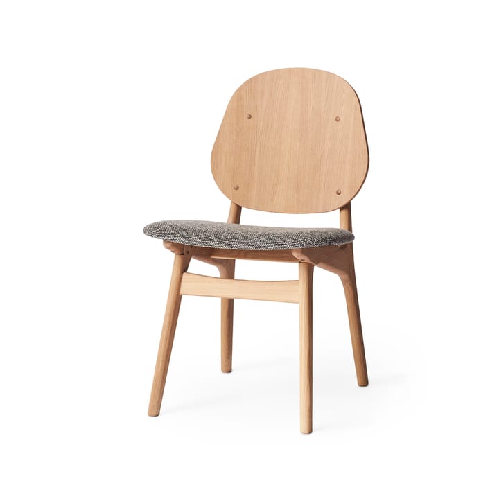 Cadeira Noble  - Tecido gráfico sprinnkles, estrutura branco verniz - Warm Nordic