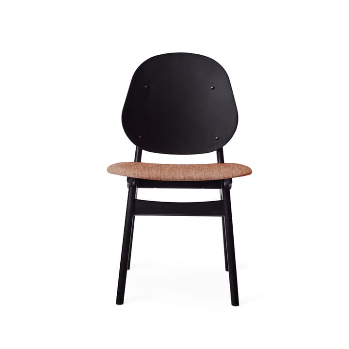Cadeira Noble  - Tecido rose pale,estrutura lacado preto  - Warm Nordic