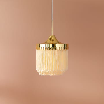 Candeeiro suspenso Fringe  - Branco creme, grande  - Warm Nordic