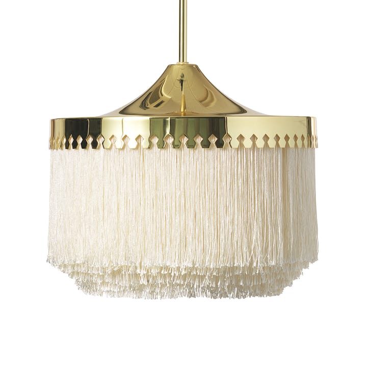 Candeeiro suspenso Fringe  - Branco creme, grande  - Warm Nordic