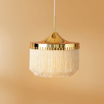 Candeeiro suspenso Fringe  - Branco creme, grande  - Warm Nordic