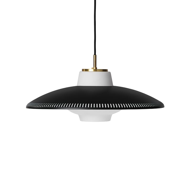 Candeeiro suspenso Opal Shade  - preto noir, Opala jateada - Warm Nordic