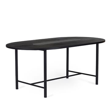 Mesa 180 cm Be My Guest - verniz preto,carvalho-preto - Warm Nordic