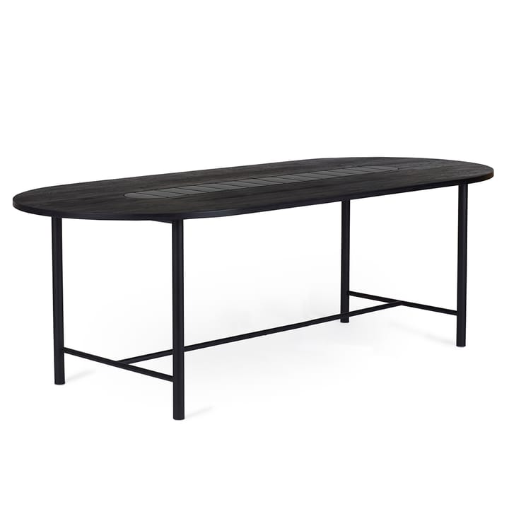 Mesa 220 cm Be My Guest, verniz preto,carvalho-preto Warm Nordic