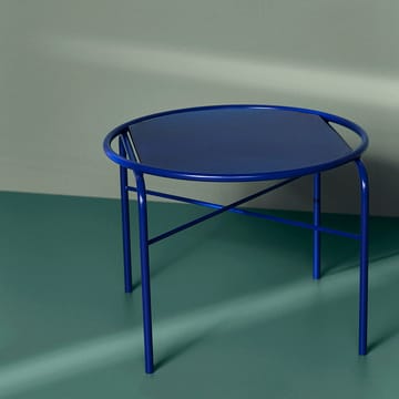 Mesa de centro Ø60 cm Secant - Azul cobalto - Warm Nordic