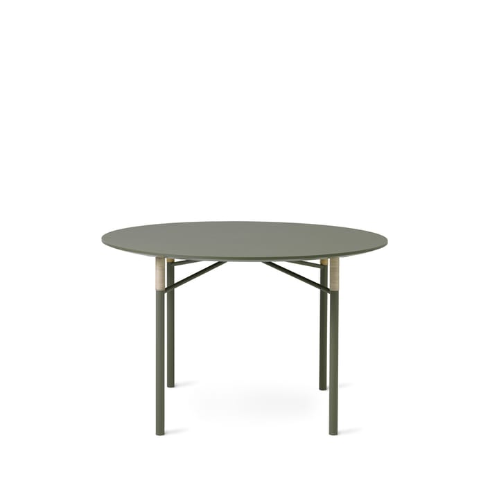 Mesa de jantar Affinity  - verde claro, redondo - Warm Nordic