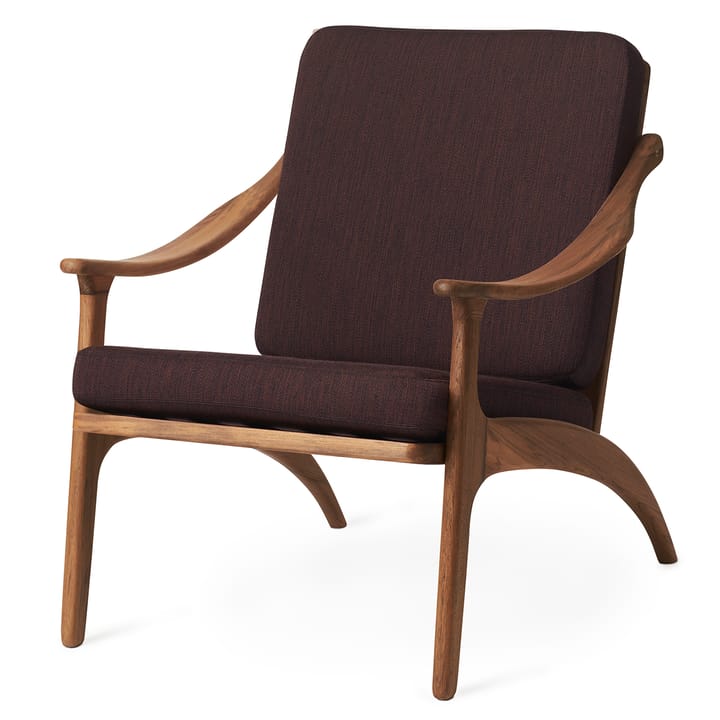 Poltrona teak Lean Back Balder - Castanho café - Warm Nordic