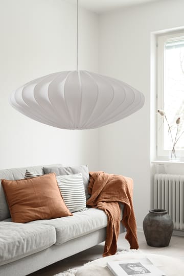 Abajur linho Ellipse 65 cm  - Branco - Watt & Veke