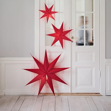 Estrela de Natal Slim vermelho Aino - 100 cm - Watt & Veke