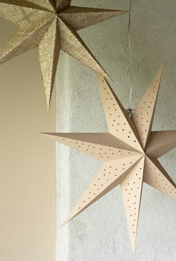 Stella estrela do Advento beige - Ø60 cm - Watt & Veke