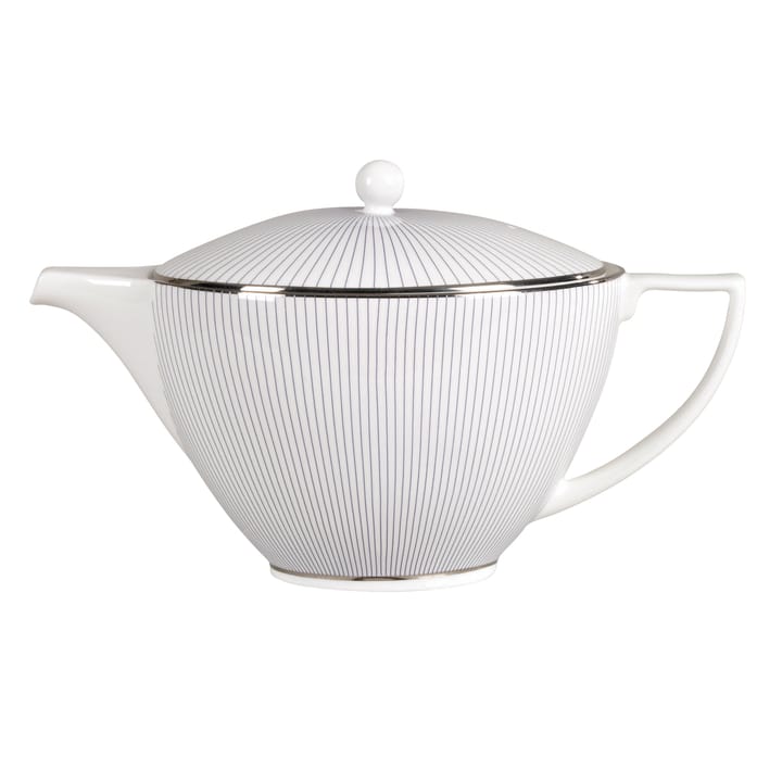Pin Stripe bule de chá 1,2 litros - branco - Wedgwood