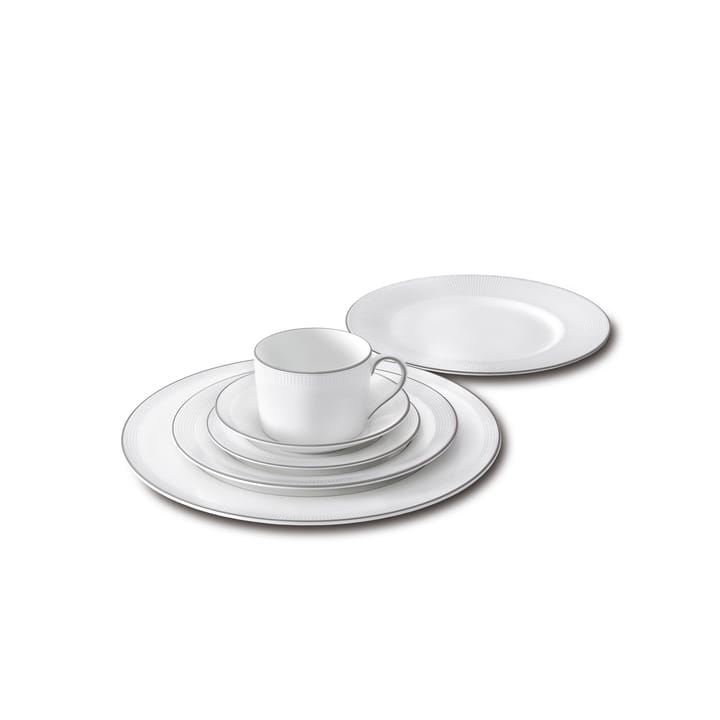 Pires de café Vera Wang Blanc Sur Blanc - Ø12,5 cm - Wedgwood