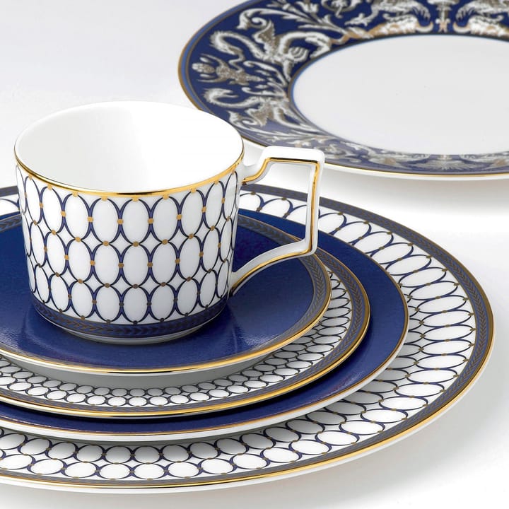 Prato com rebordo azul Renaissance Gold - Ø20 cm - Wedgwood