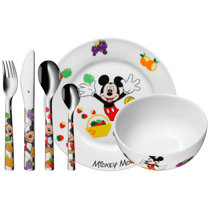 Serviço de louça para crianças WMF, 6 peças - Mickey Mouse - WMF
