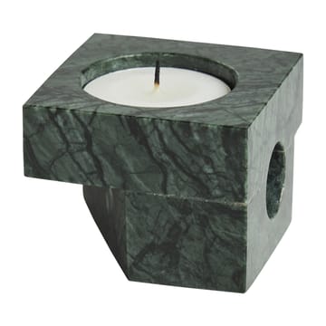 Jeu de dés 2 porta-velas mármore - Verde - Woud