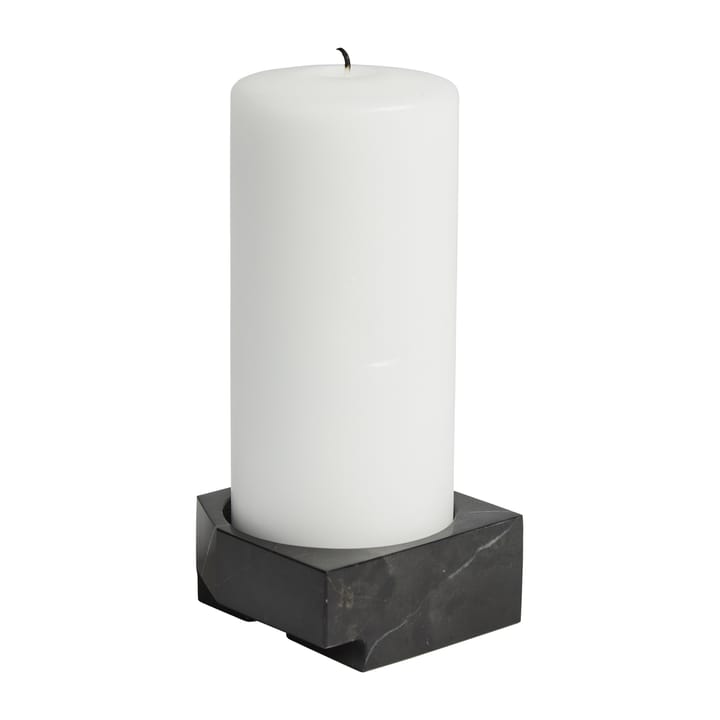 Jeu de dés 3 porta-velas mármore - Preto - Woud