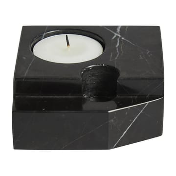 Jeu de dés 3 porta-velas mármore - Preto - Woud