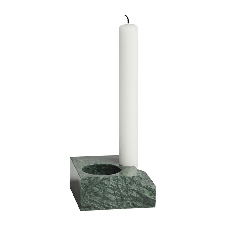 Jeu de dés 3 porta-velas mármore - Verde - Woud