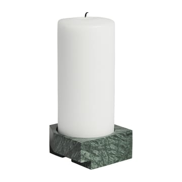 Jeu de dés 3 porta-velas mármore - Verde - Woud