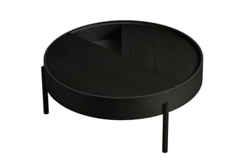 Mesa de centro ArcØ89 cm  - madeira pintada de preto - Woud