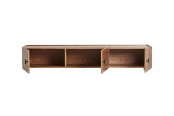 Mesa lateral montada na parede, 150 cm - Nogueira  - Woud