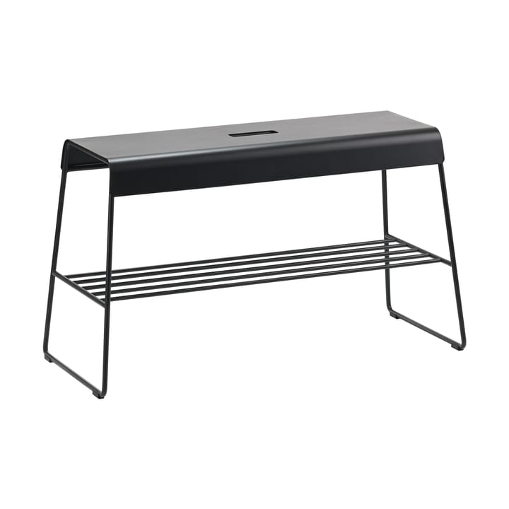 Banco A-bench outdoor com prateleira 45 cm - Black - Zone Denmark