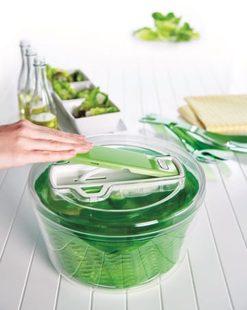 Centrifugadora de salada Zyliss Swift 22 cm - Transparente-verde - Zyliss